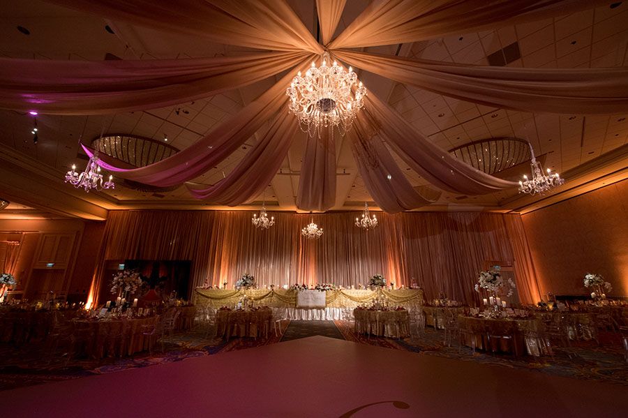 Dance floor and wedding venue lighting